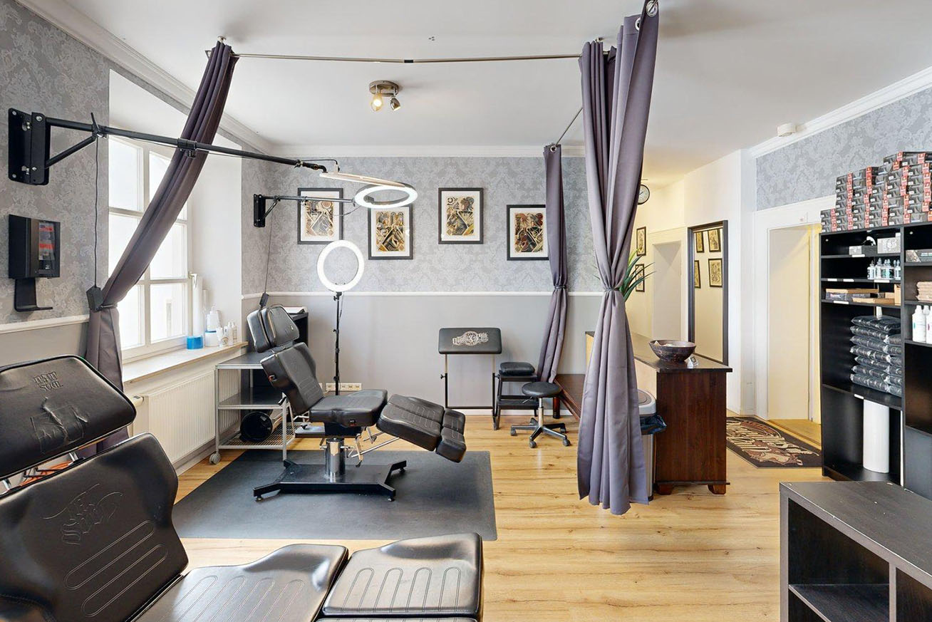 Tattoo-Studio Raum von Needles of Pain in Straubing